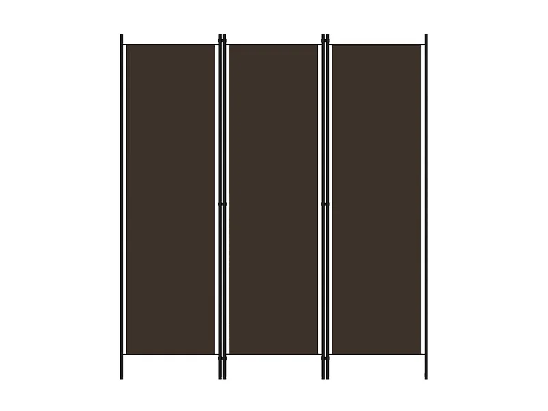 Paravent 3 panneaux Marron 150x180 cm  WVGQ9269