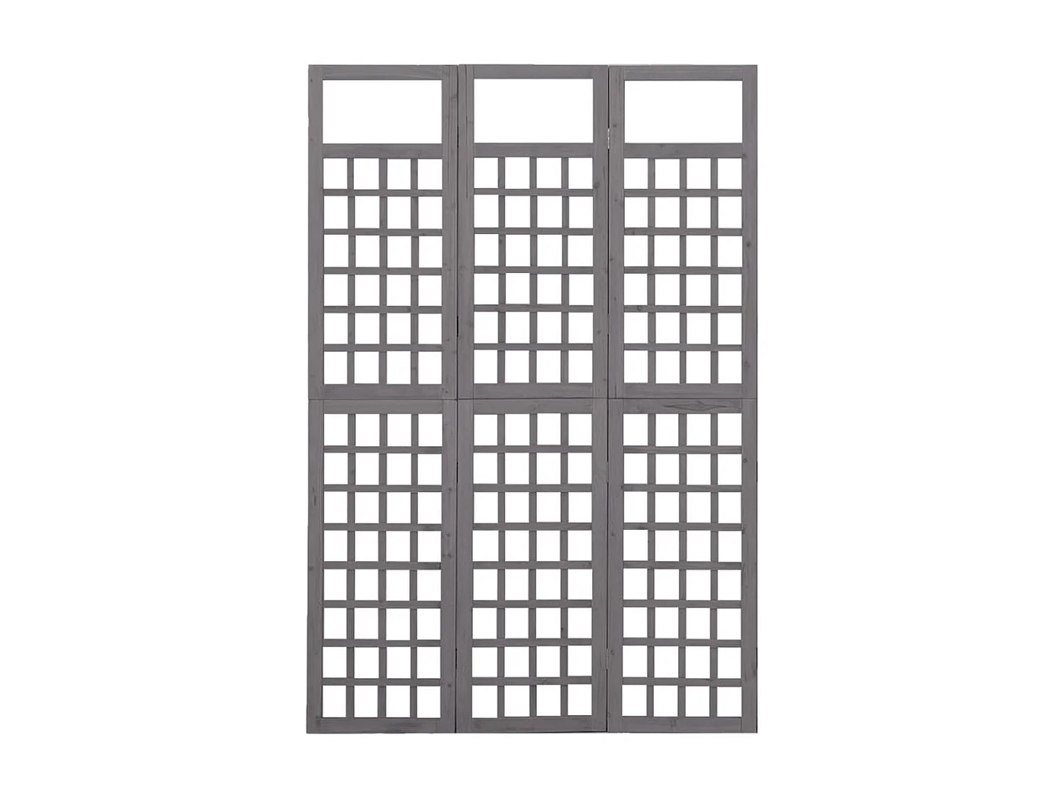 Paravent à 3 panneaux/treillis bois sapin massif WVGQ9071