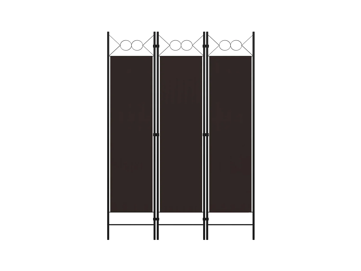 Paravent 3 panneaux Marron 120x180 cm  WVGQ9549