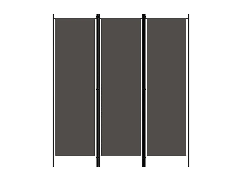 Paravent 3 panneaux Anthracite 150x180 cm  WVGQ6692