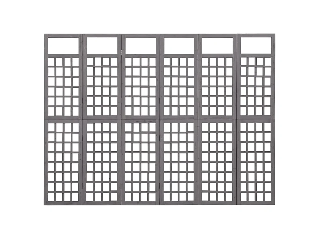 Paravent à 6 panneaux/treillis bois sapin massif WVGQ1611