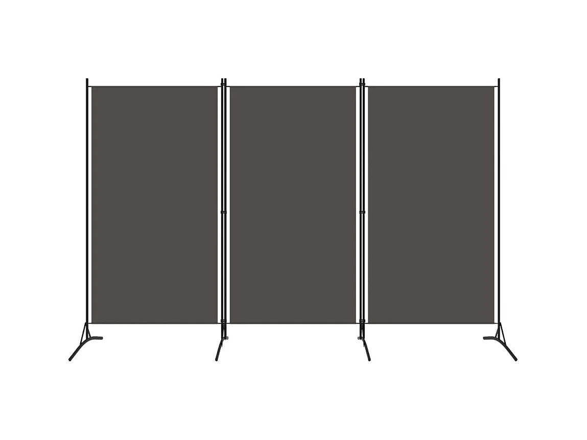 Paravent 3 panneaux Anthracite 260x180 cm  WVGQ5620