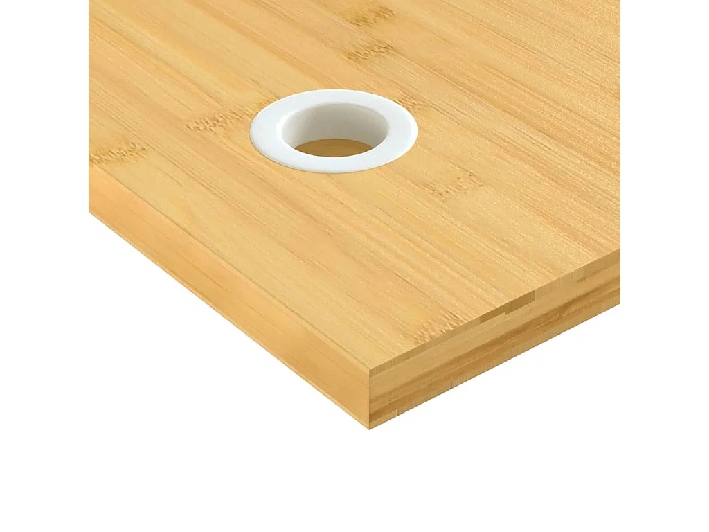 Bureau 110x55x2,5 cm bambou WVGQ6883