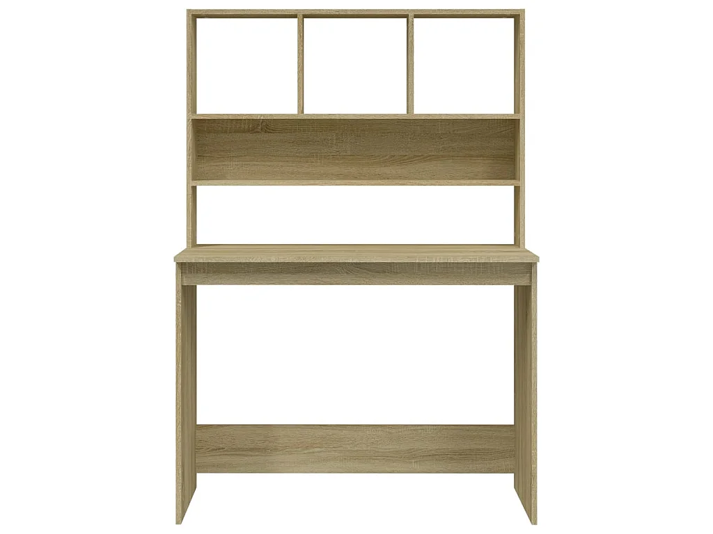 Bureau avec étagères Chêne sonoma 102x45x148 cm WVGQ4863