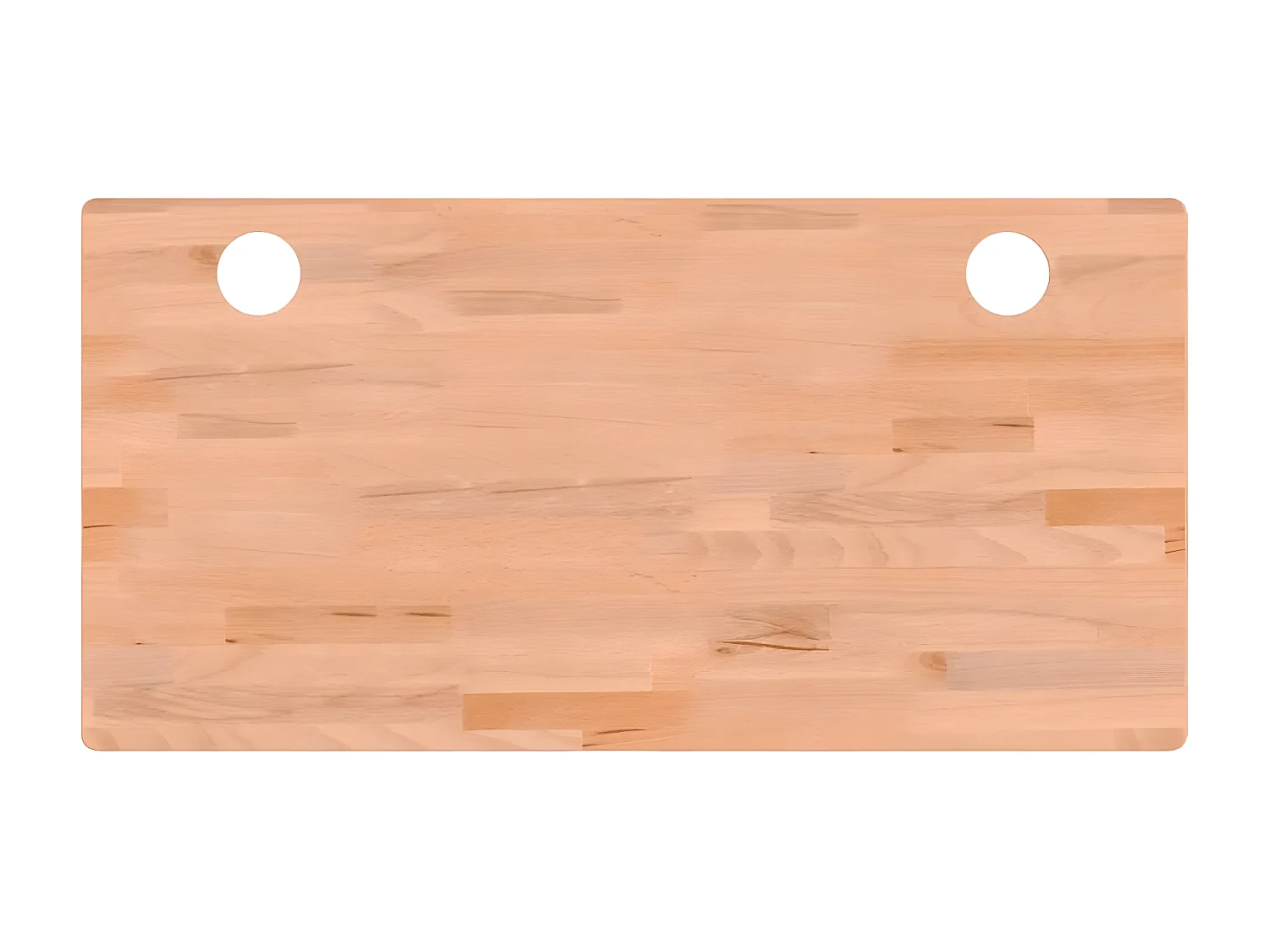 Bureau 110x55x1,5 cm bois massif de hêtre WVGQ5955