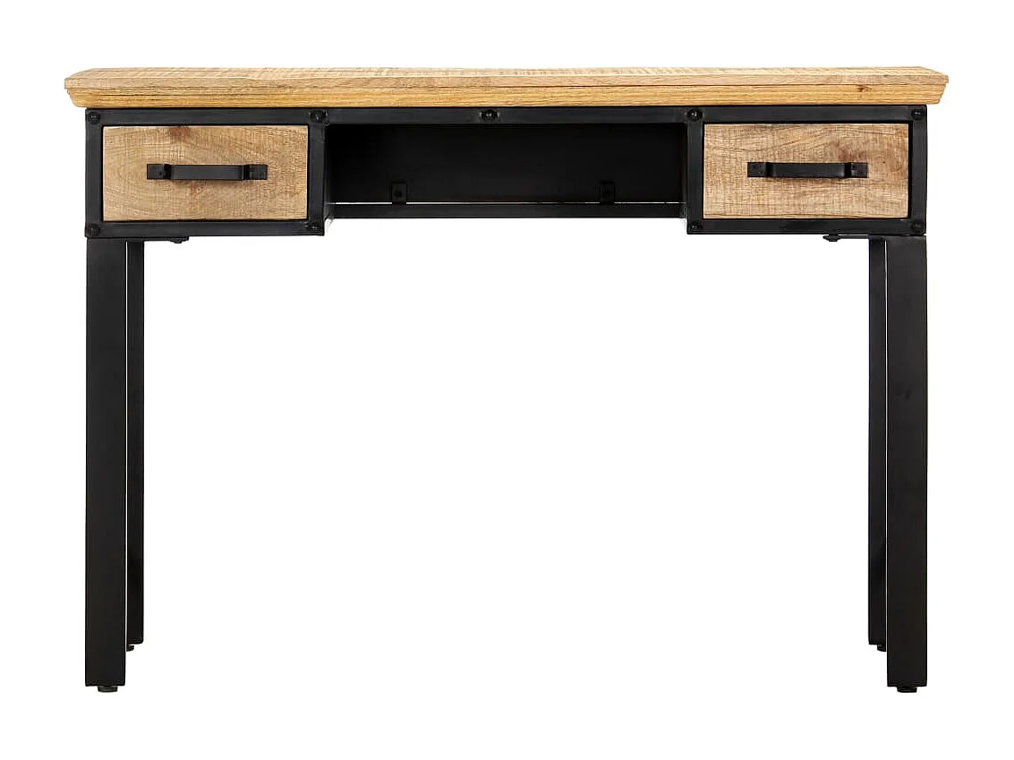 Schrijftafel 110x50x76 cm massief mangohout NL890095