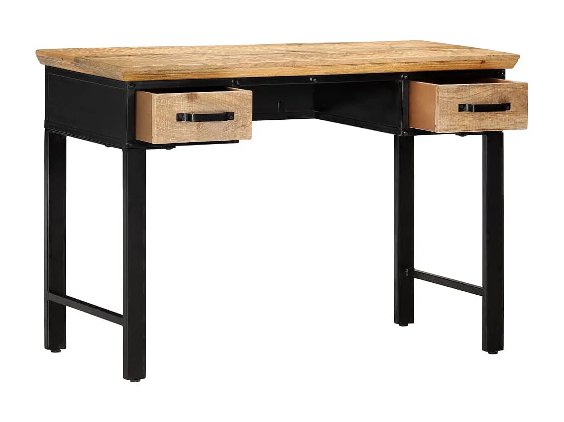 Schrijftafel 110x50x76 cm massief mangohout NL890095
