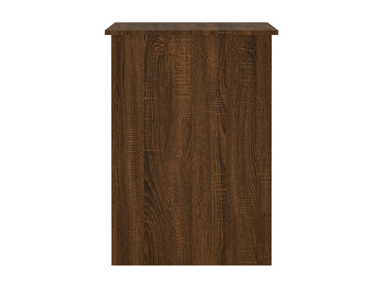 Escritorio de madera contrachapada marrón roble 100x55x75 cm ES759659