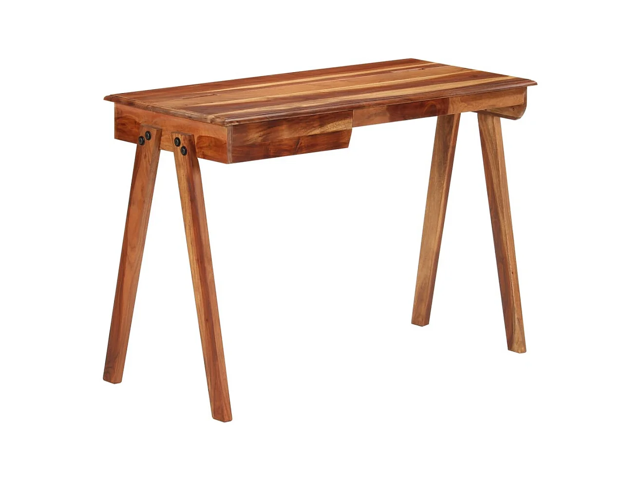 Bureau avec tiroir 110x50x77 cm bois d'acacia massif WVGQ8398
