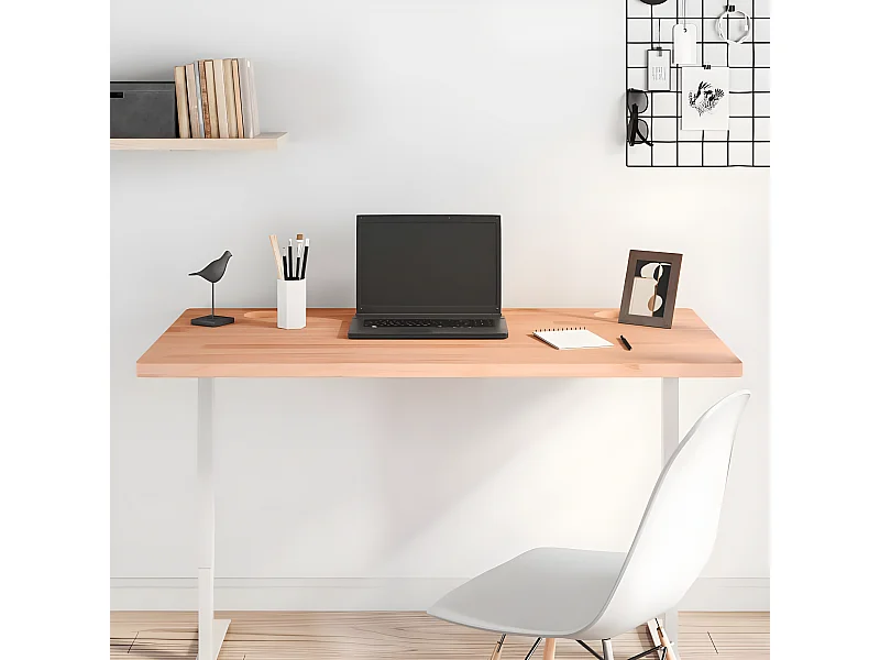 Tampo de secretária 110x60x2,5 cm madeira de faia maciça PT909319