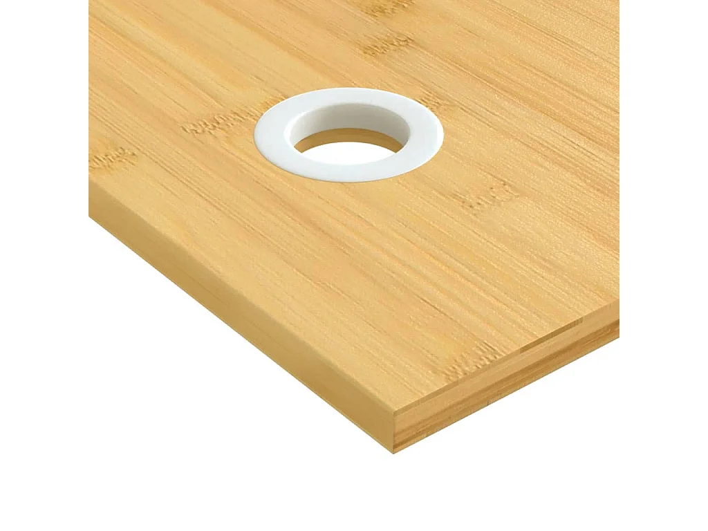 Bureau 100x60x1,5 cm bambou WVGQ5000
