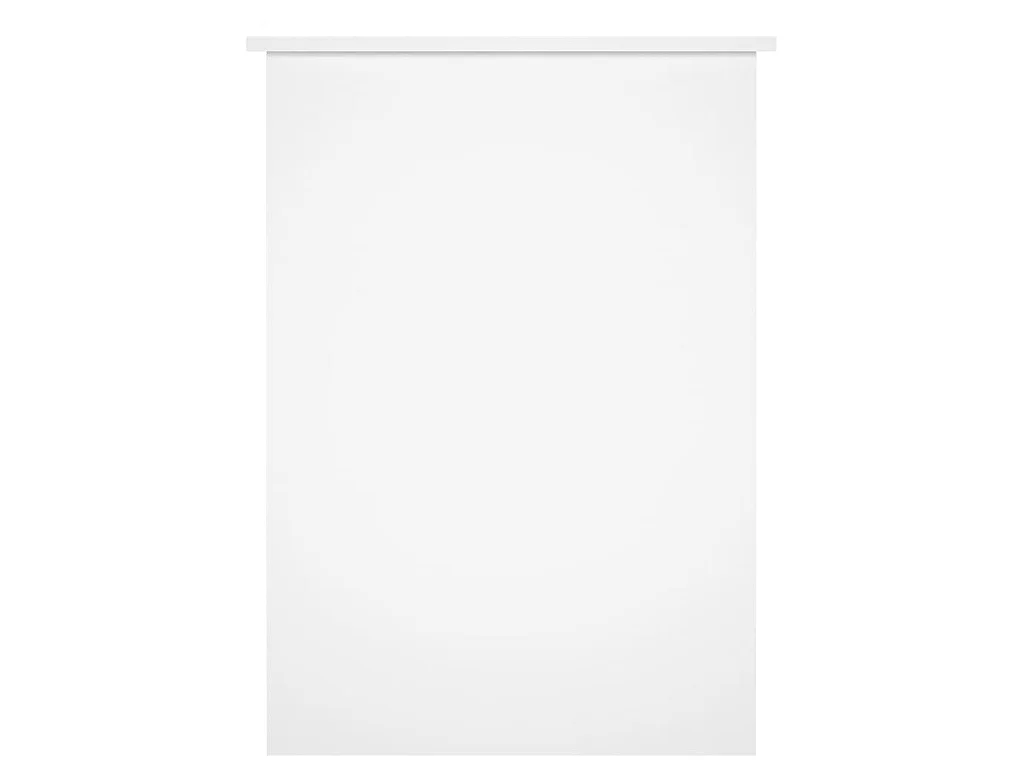 Secretária 100x55x75 cm derivados de madeira branco brilhante PT389148