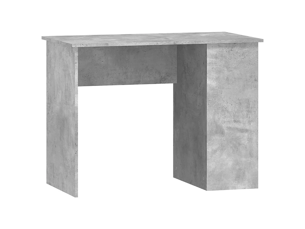 Bureau Gris béton 100x55x75 cm Bois d'ingénierie WVGQ8567