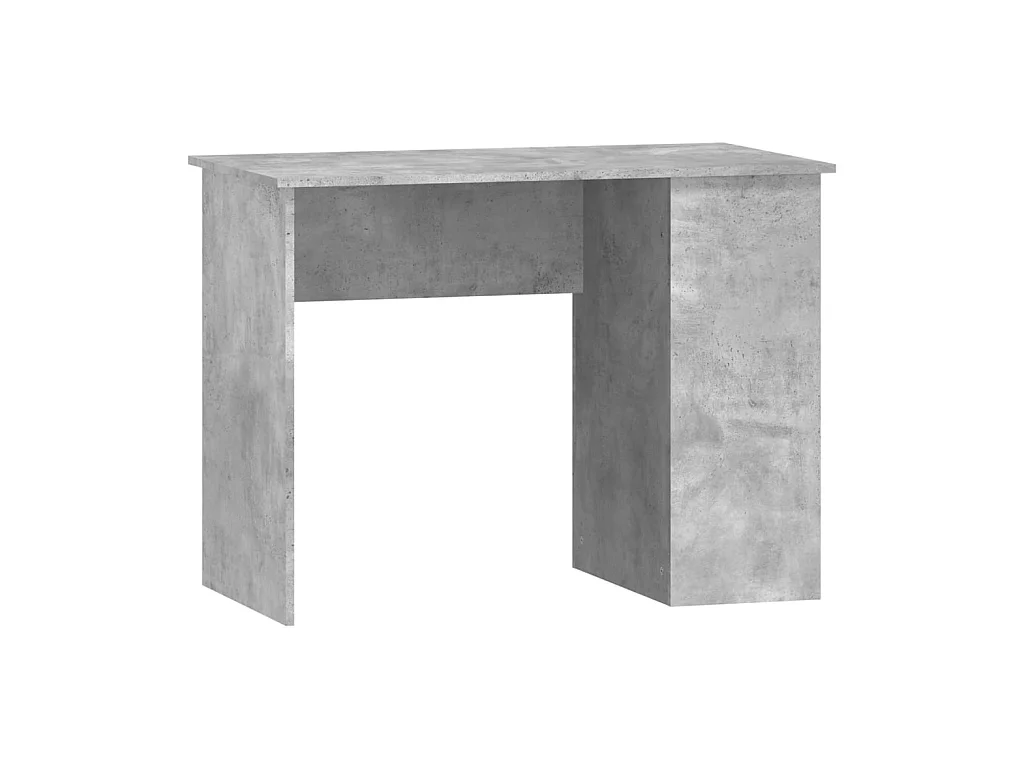Bureau 100x55x75 cm bewerkt hout betongrijs NL896351