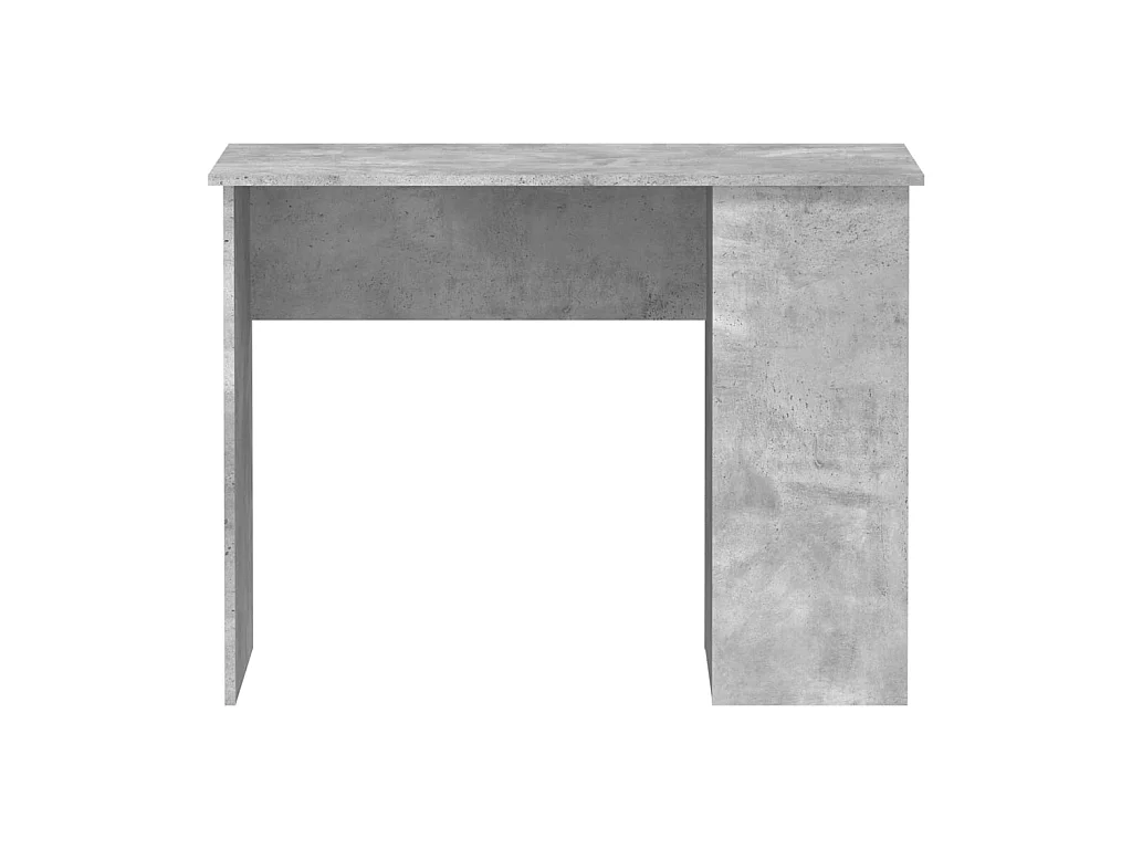 Bureau 100x55x75 cm bewerkt hout betongrijs NL896351