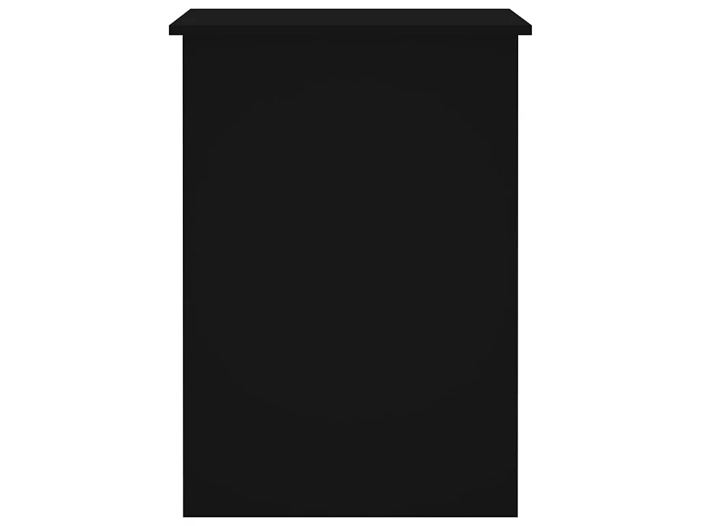 Bureau 100x55x75 cm bewerkt hout zwart NL599366