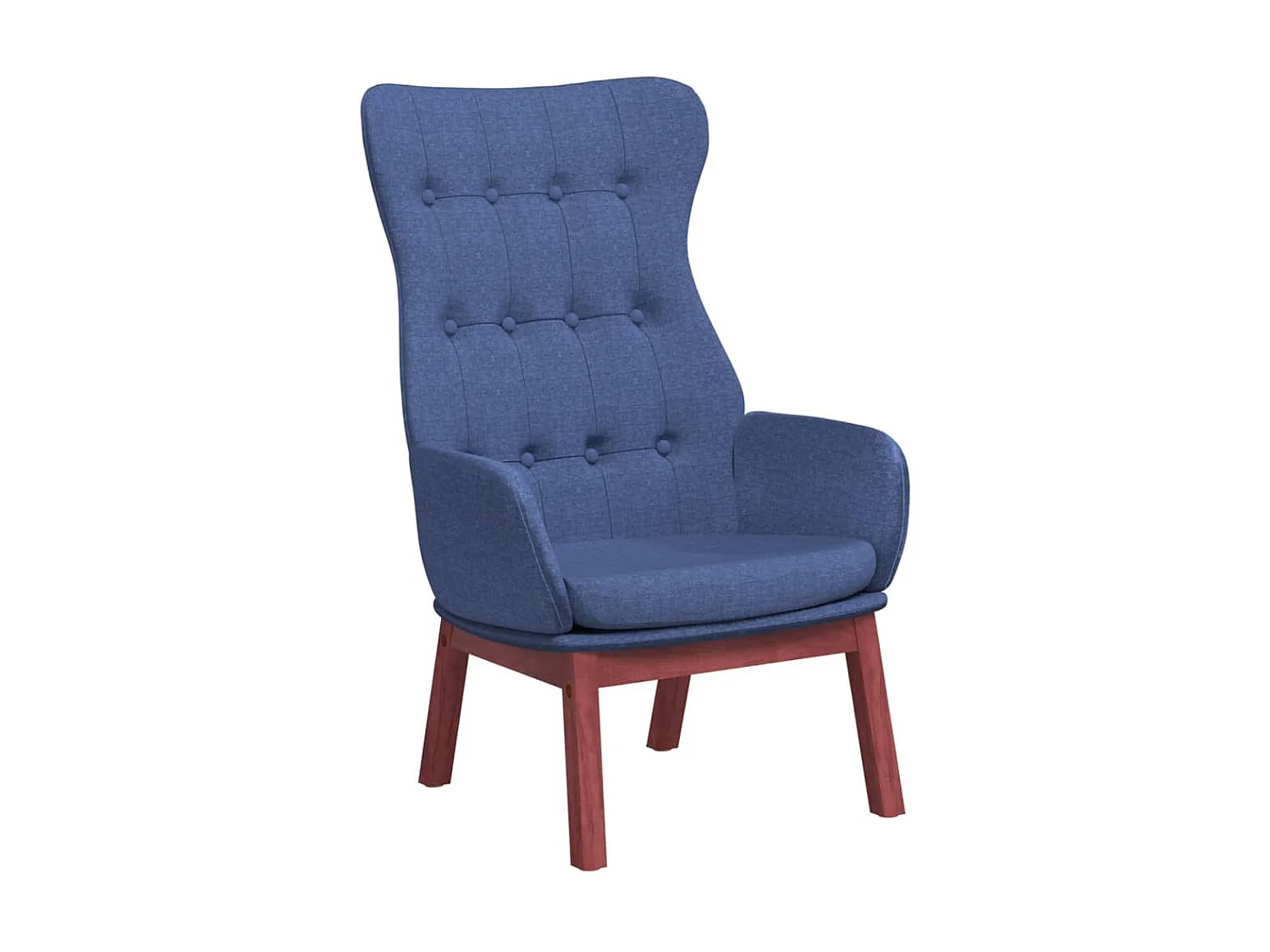 Chaise de relaxation Bleu Tissu SEF18032