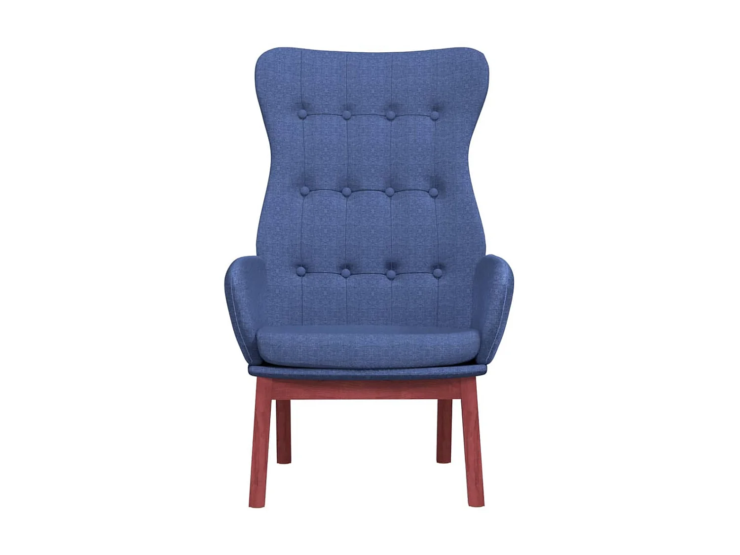 Chaise de relaxation Bleu Tissu SEF18032