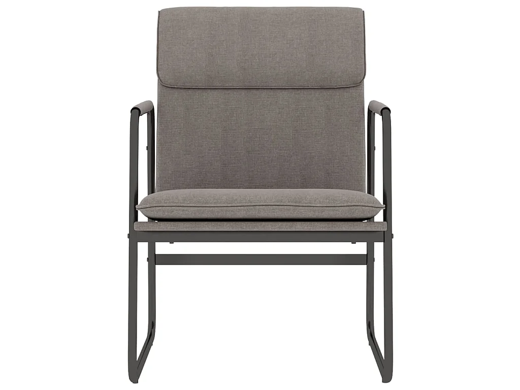 Sillón de relax tela gris taupé 55x64x80 cm ES13863