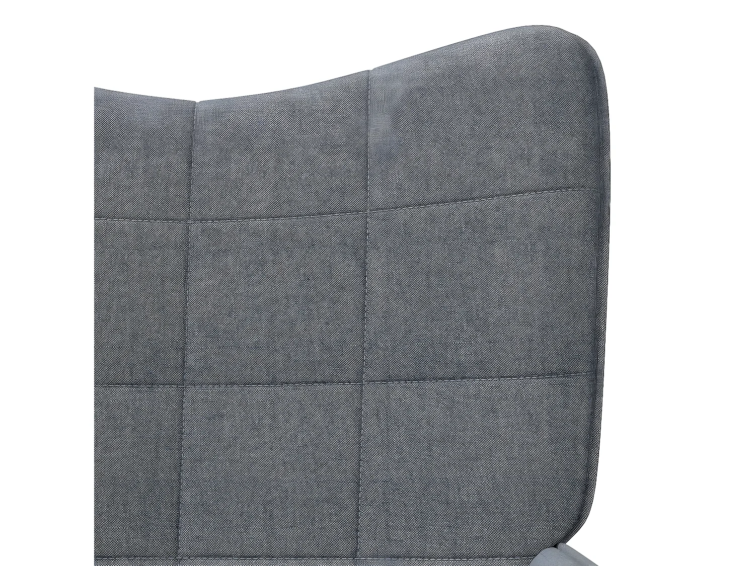 Chaise de relaxation Gris clair Tissu SEF60573