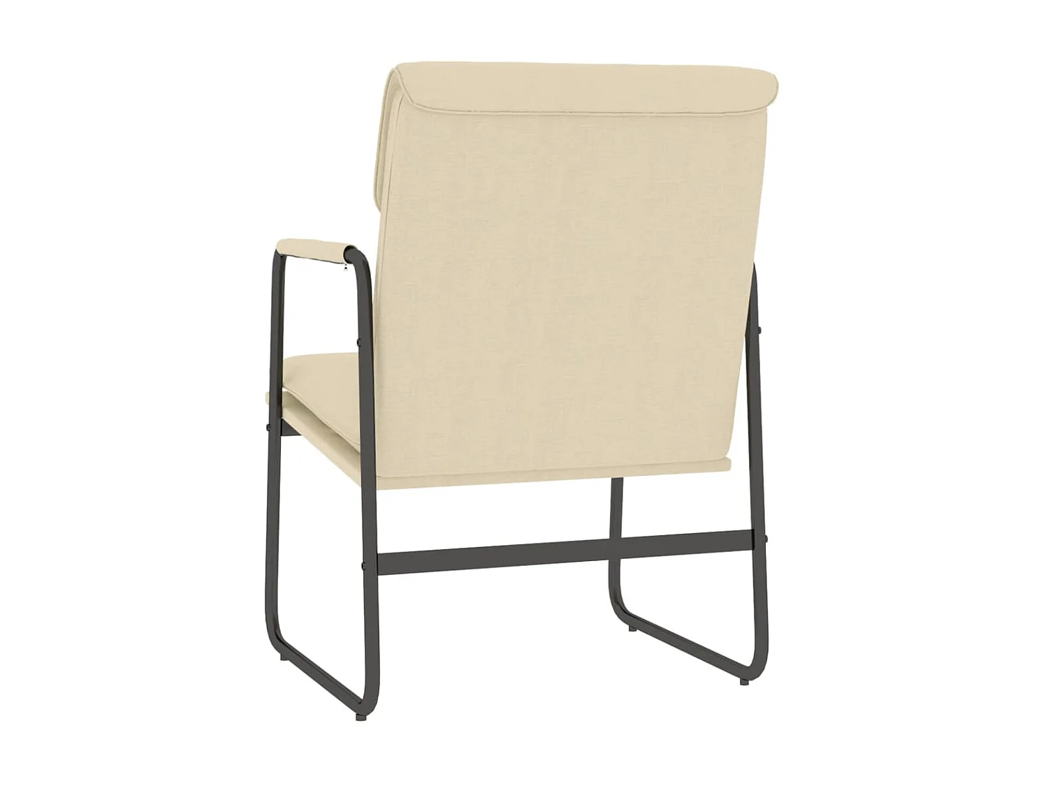 Chaise longue Crème 55x64x80 cm Tissu SEF85900