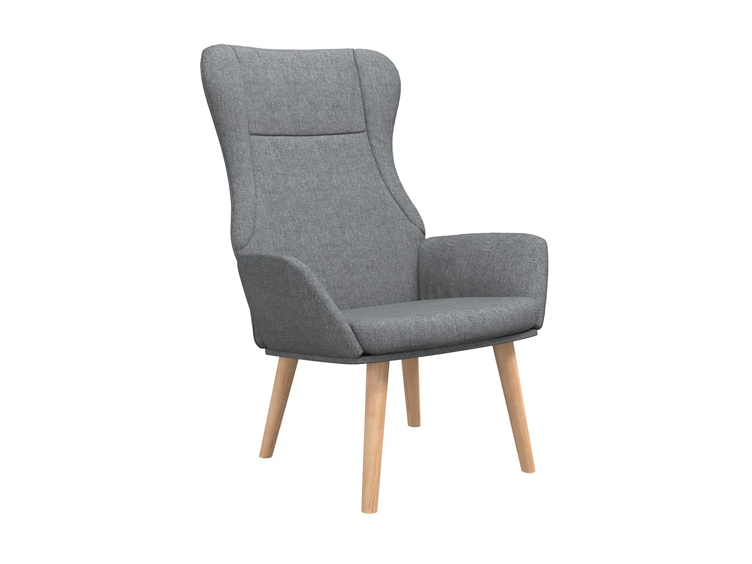 Chaise de relaxation Gris clair Tissu SEF50675