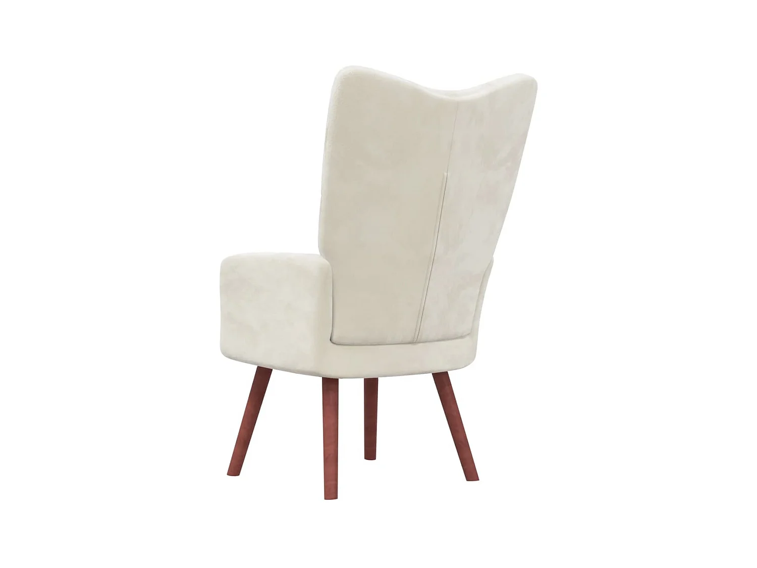 Relaxsessel | Fernsehsessel Cremeweiß Samt -gkd803346