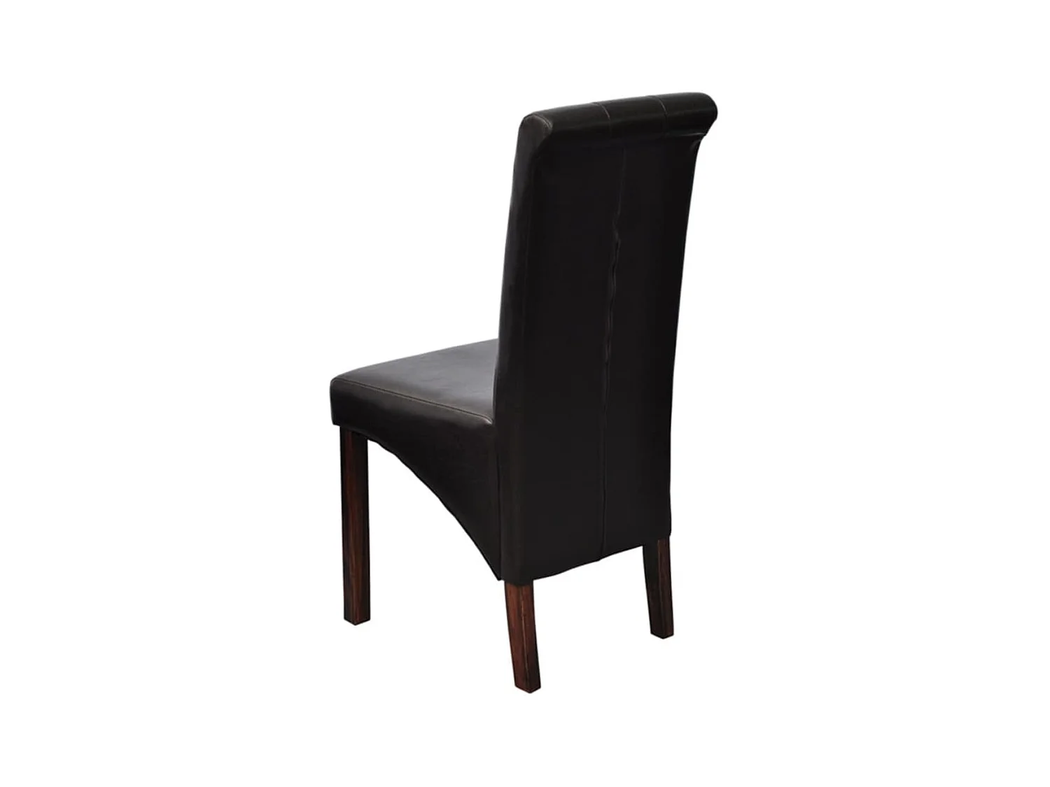 2er-set-Stühle| Esszimmerstühle Braun Kunstleder -gkd54223