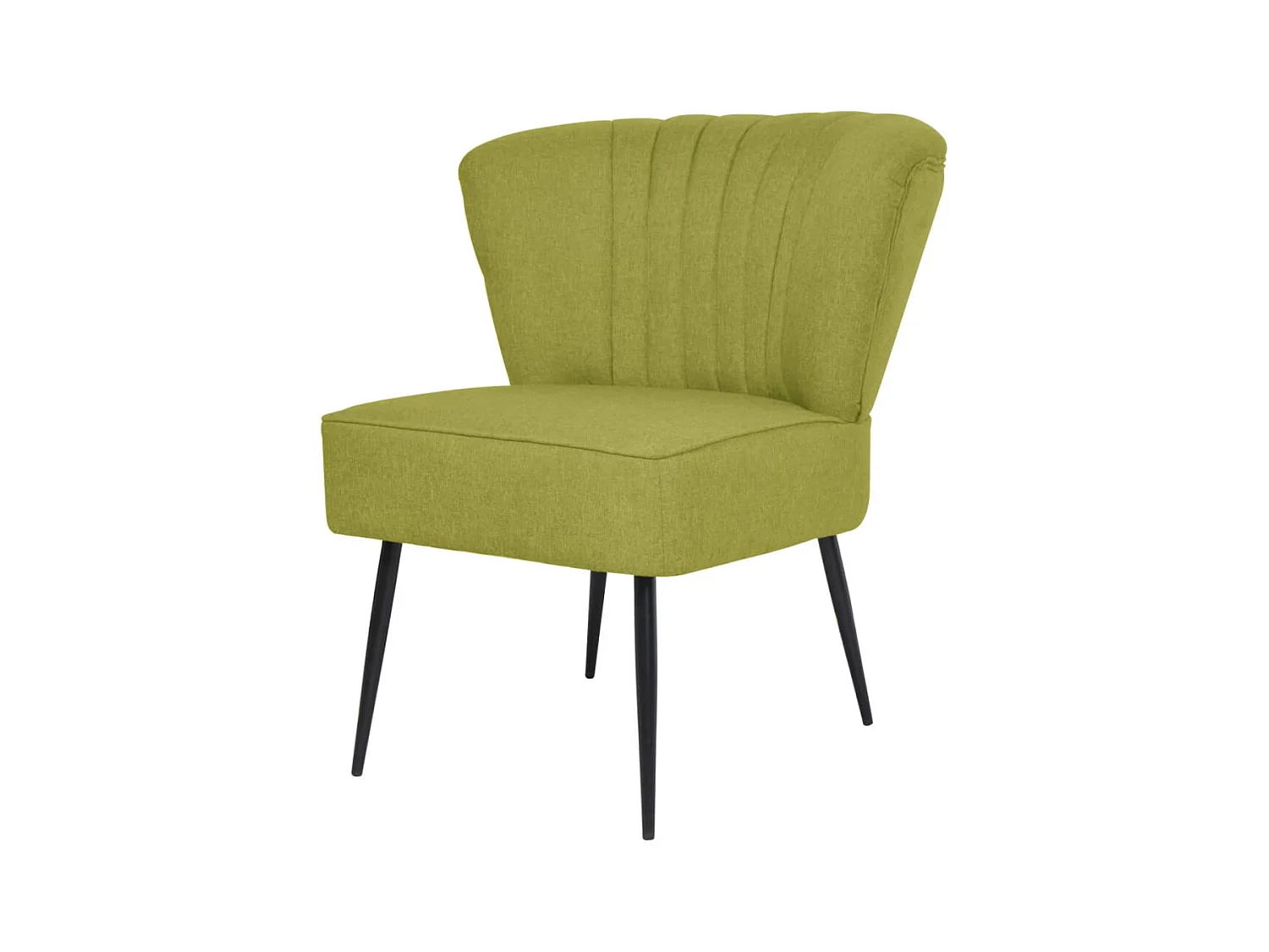 Cocktailstoel stof groen NL591110