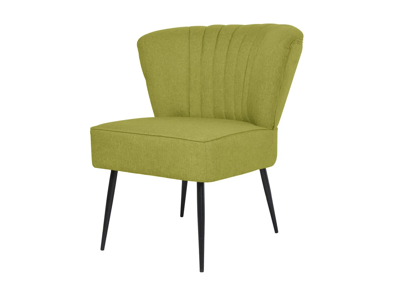 Cocktailstoel stof groen NL591110