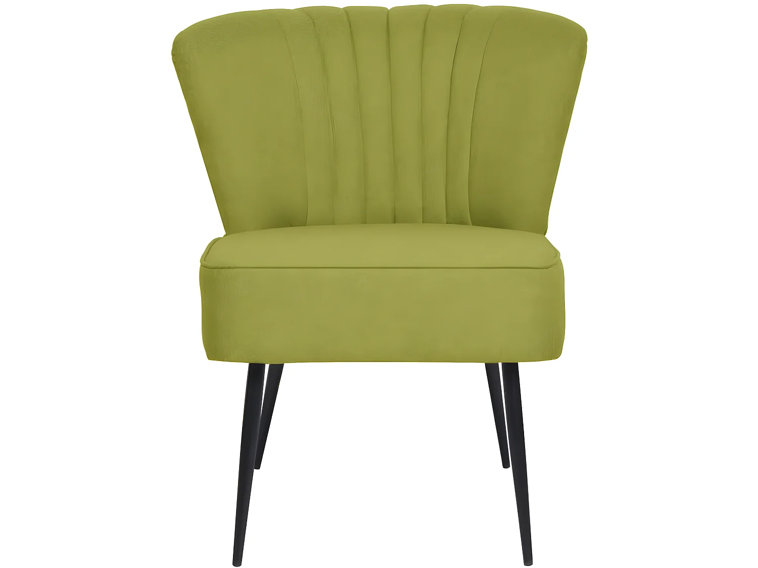 Cocktailstoel stof groen NL591110