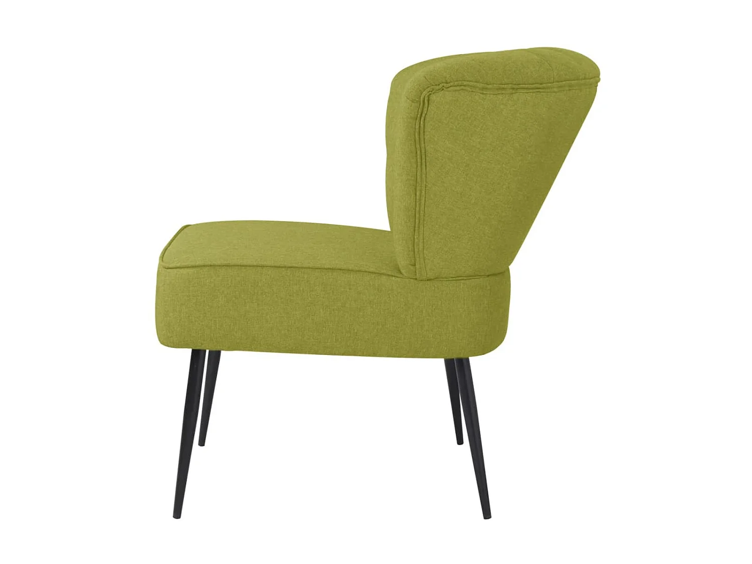 Cocktailstoel stof groen NL591110