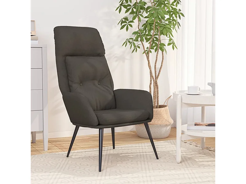 Relaxsessel | Fernsehsessel Dunkelgrau Wildleder-Optik -gkd770153