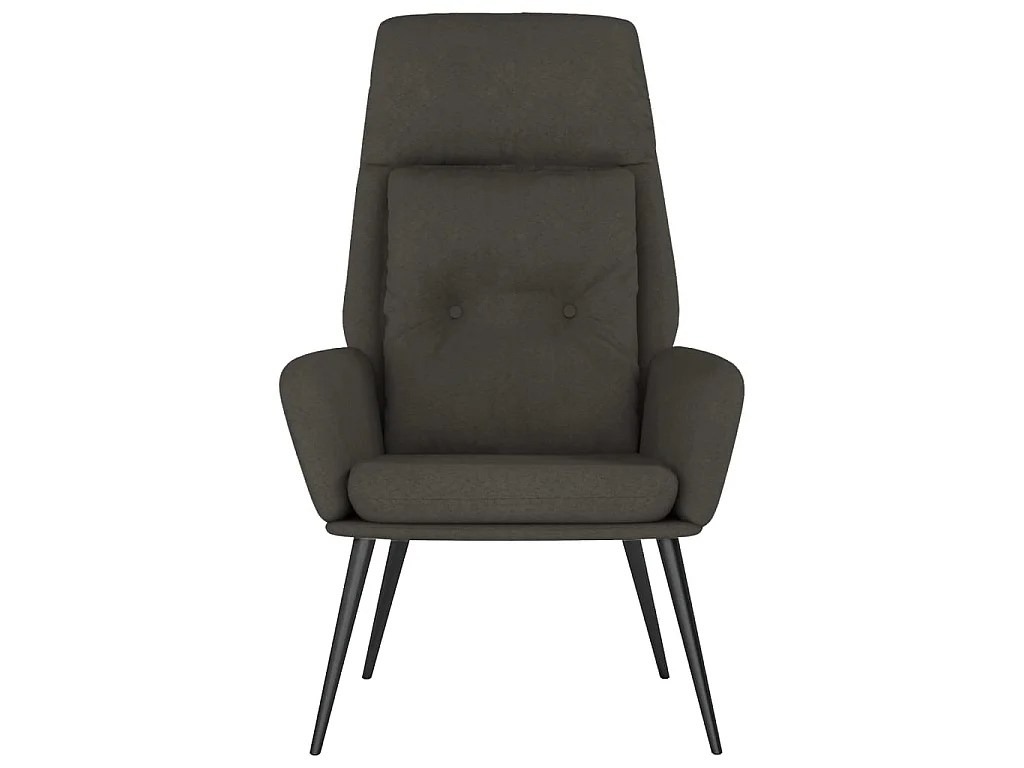 Relaxsessel | Fernsehsessel Dunkelgrau Wildleder-Optik -gkd770153