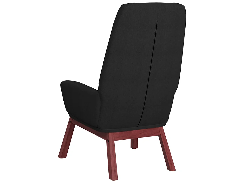 Sillón de relax de tela negro ES24950