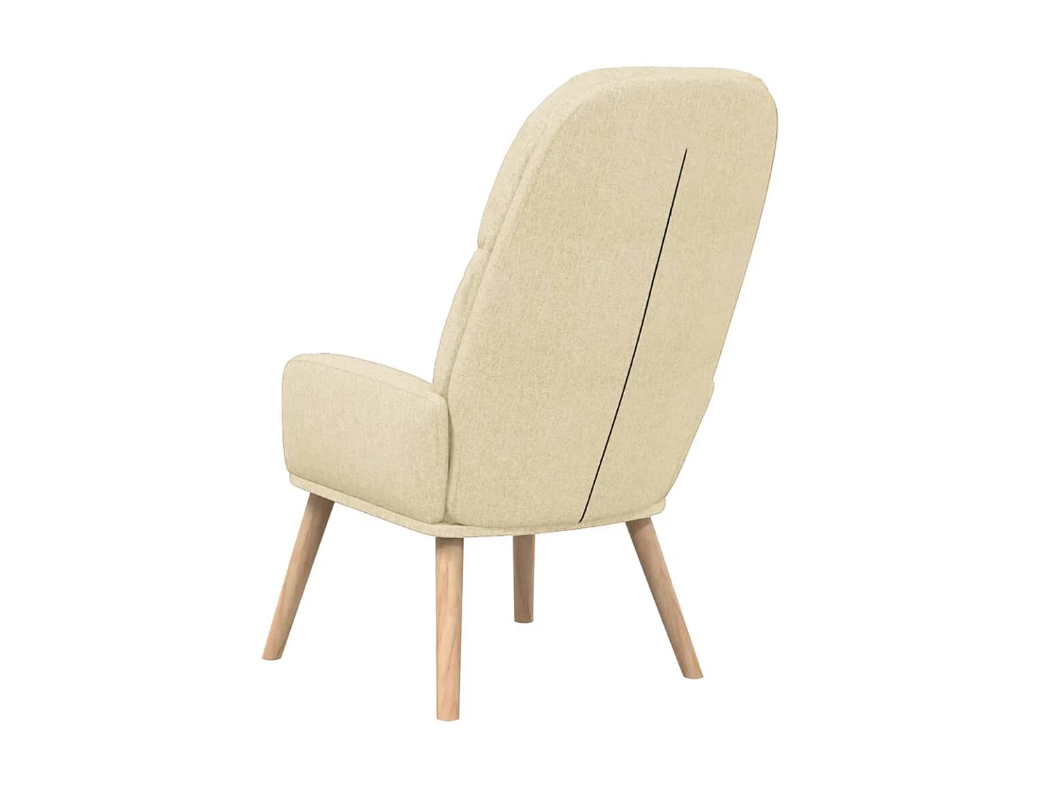 Relaxstoel stof crèmekleurig NL453941