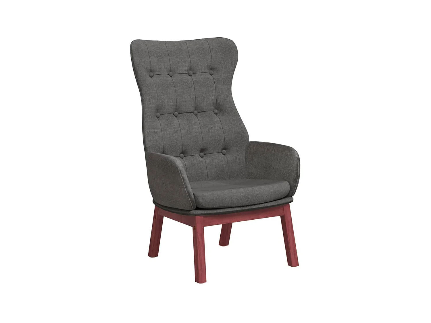 Relaxstoel stof donkergrijs NL726955