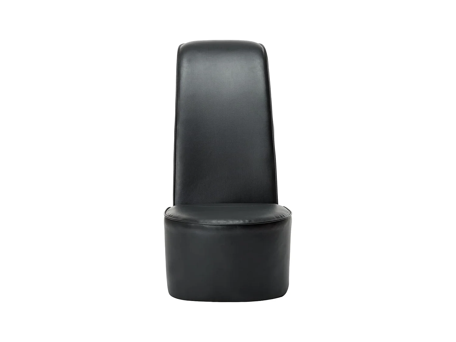 Chaise en forme de chaussure à talon haut Noir Similicuir SEF53661
