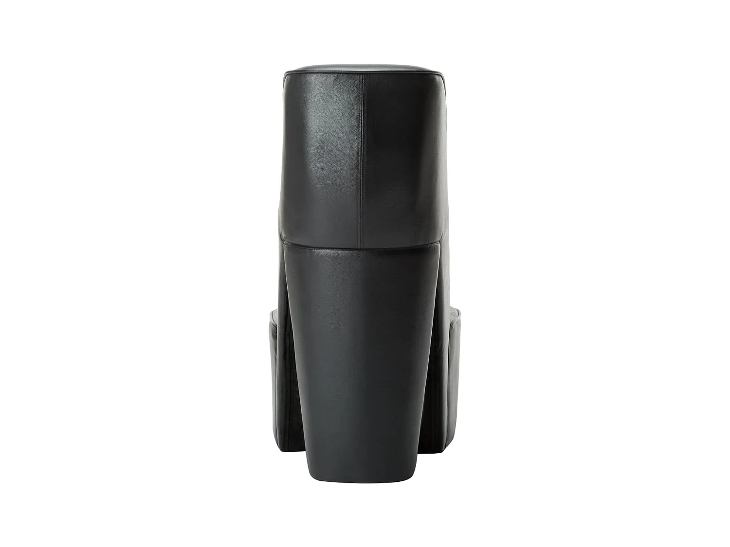 Chaise en forme de chaussure à talon haut Noir Similicuir SEF53661