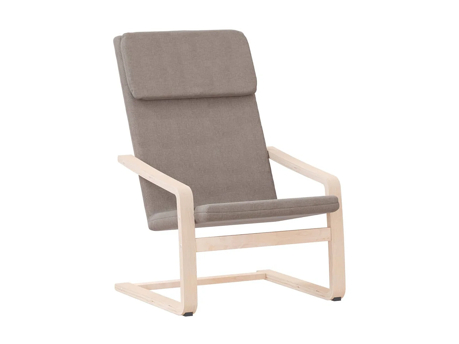Relaxstoel stof taupe NL684772