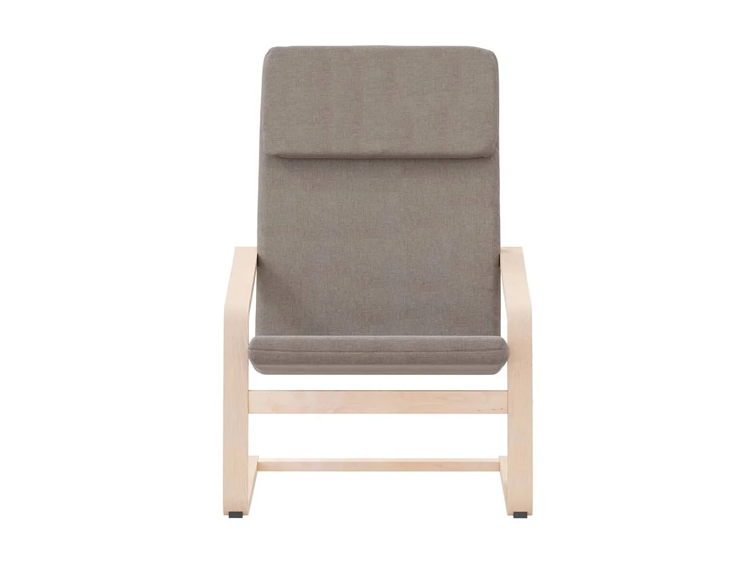 Relaxstoel stof taupe NL684772