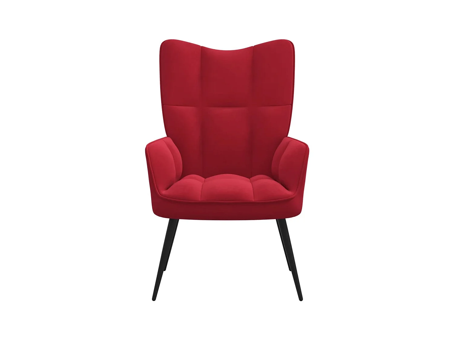 Relaxsessel | Fernsehsessel Weinrot Samt -gkd93148
