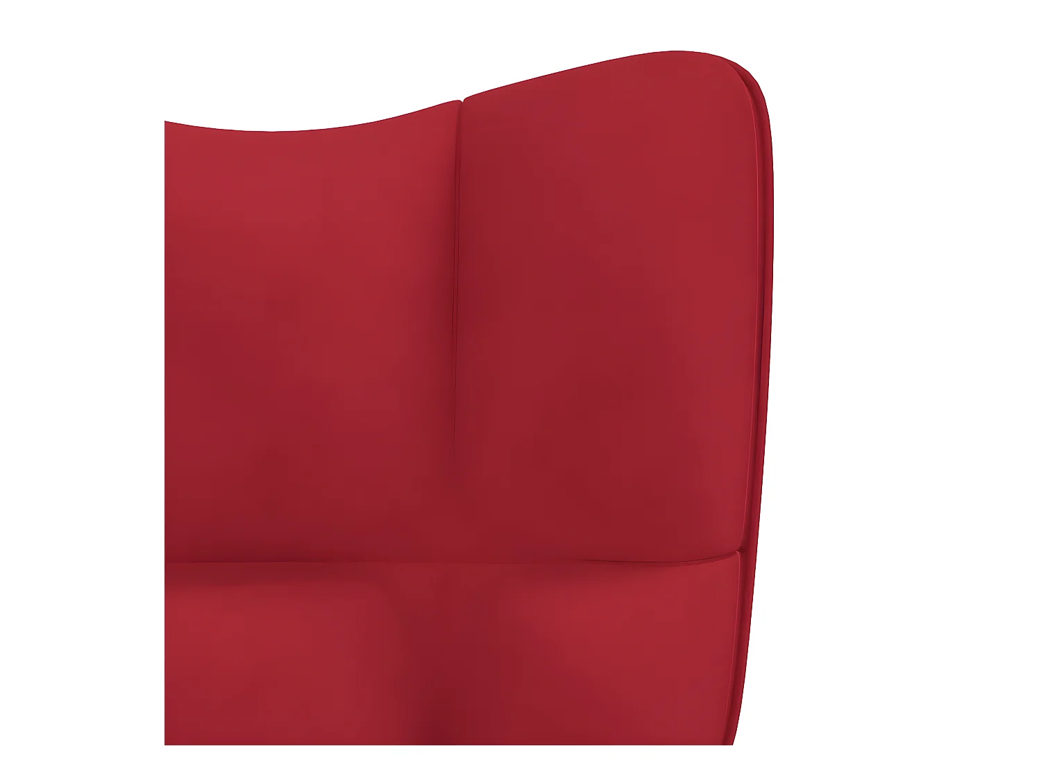 Relaxsessel | Fernsehsessel Weinrot Samt -gkd93148
