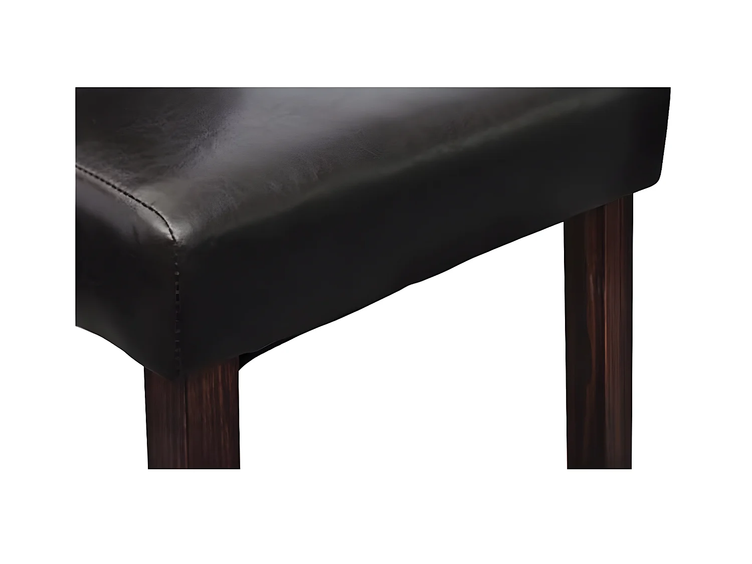 4er-set-Stühle| Esszimmerstühle Braun Kunstleder -gkd128367