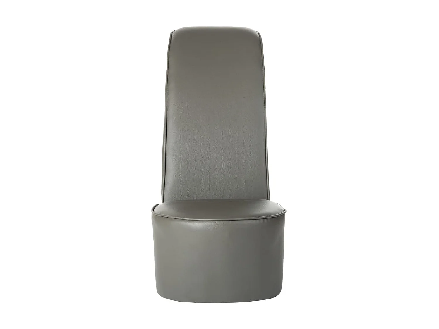Chaise en forme de chaussure à talon haut Gris Similicuir SEF60021