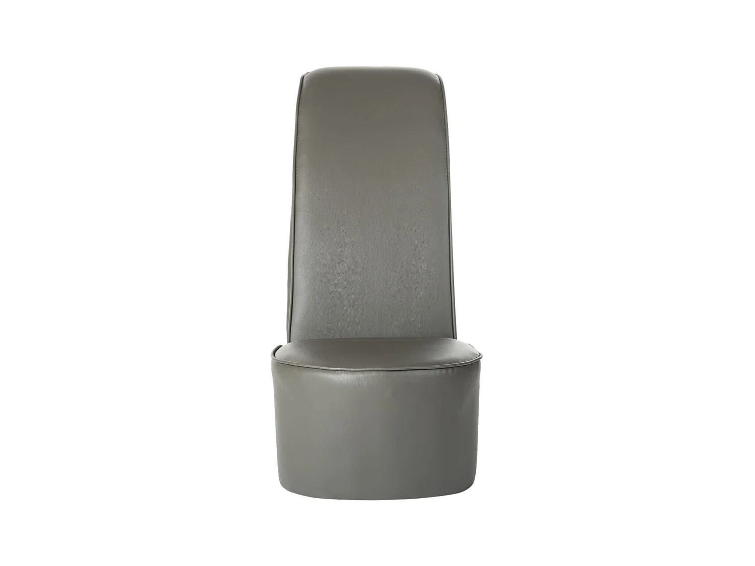 Chaise en forme de chaussure à talon haut Gris Similicuir SEF60021