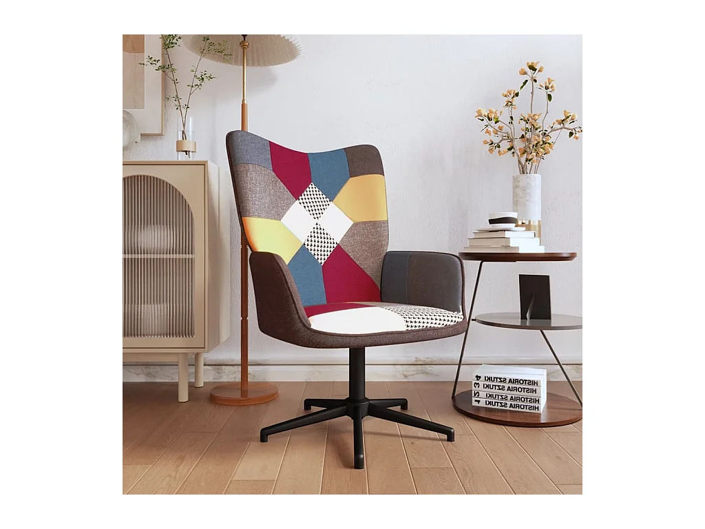 Chaise de relaxation Patchwork Tissu SEF44383