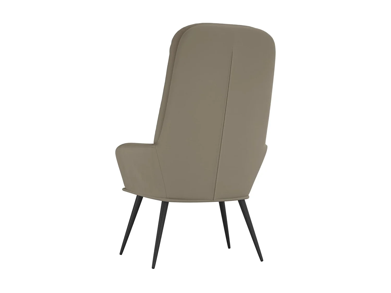 Chaise de relaxation Gris clair Velours SEF39930