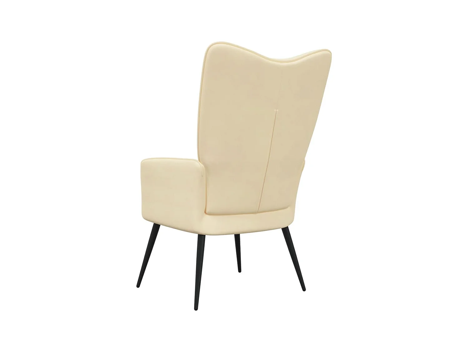 Relaxsessel | Fernsehsessel Cremeweiß Samt -gkd223610