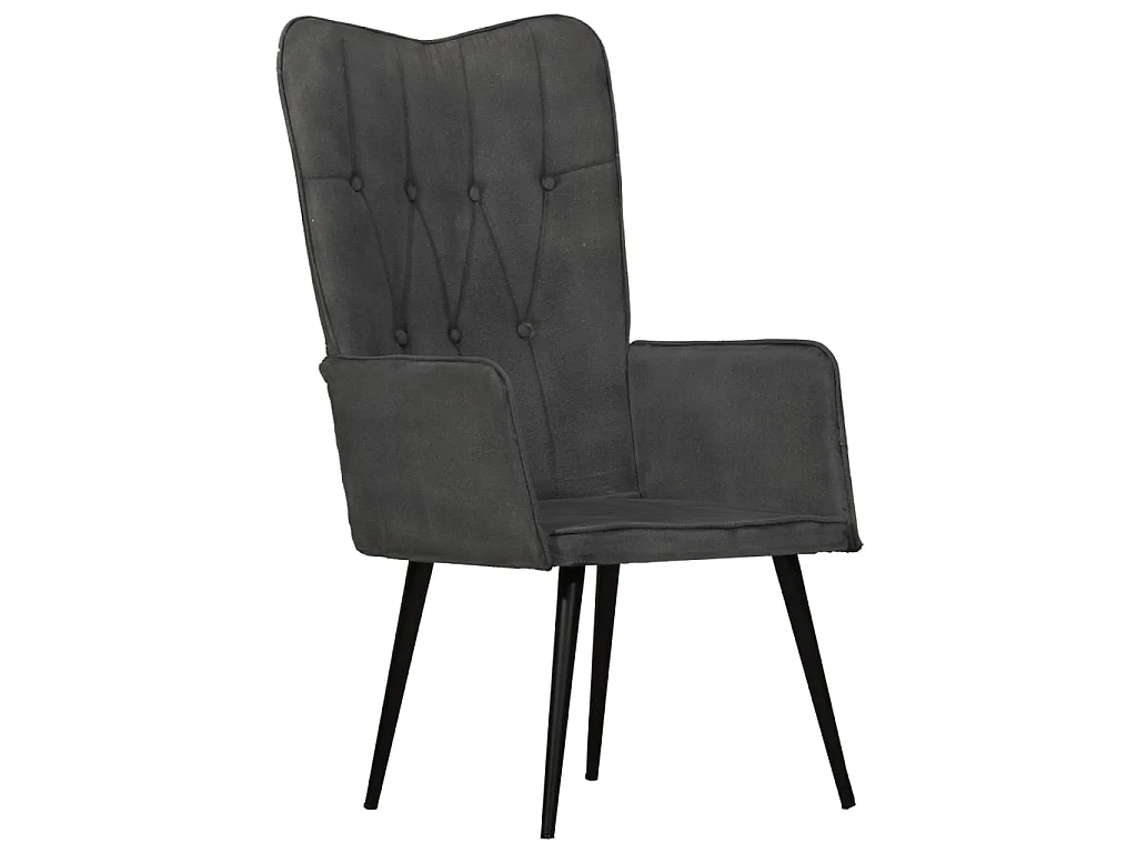 Fauteuil canvas zwart NL133077